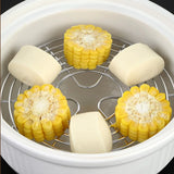 Stainless Steel Steamer Rack – Heavy Duty Round Trivet for Pots & Pressure Cookers