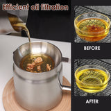 Stainless Steel Oil Filter Pot – Fry Basket & Fine Mesh Strainer