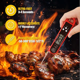Waterproof Digital Meat Thermometer – Instant Read for Cooking & BBQ