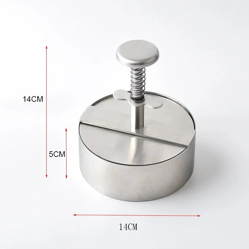 2025 Hamburger Press – 304 Stainless Steel Non-Stick Burger Patty Maker