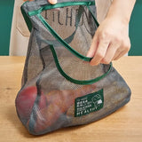 Reusable Hanging Mesh Storage Bags – Fruit & Vegetable Net Bags for Kitchen