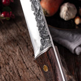 ALLWIN Handmade Forged Boning Knife Set – 5Cr15 Stainless Steel Butcher & Chef Knives with Wenge Wood Handle