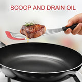 Stainless Steel & Silicone Cooking Spatula – Heat-Resistant Frying & Steak Flipper