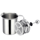 BALASHOV Stainless Steel Milk Frother – Double Mesh Coffee & Milk Creamer