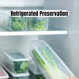 1/2/4pcs Refrigerator Storage Boxes with Lid – Fresh Keeping Sealed Food Containers