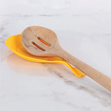 Silicone Spoon Rest Spatula Holder – Heat Resistant Utensil Placemat Tray for Kitchen