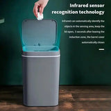 16L Automatic Sensor Trash Can – Electric Touchless Smart Bin with Lid for Kitchen & Bathroom