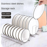 Stainless Steel Dish Draining Rack – Multipurpose Plate & Bowl Storage Holder
