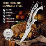 Multipurpose Heavy-Duty Kitchen Scissors, Ultra Sharp Poultry & Bone Shears