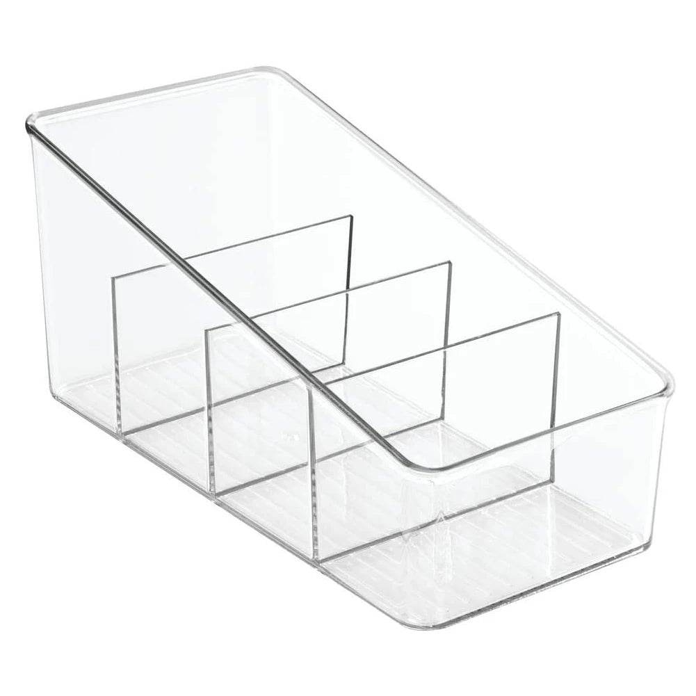 4-Layer Clear Food Storage Organizer – Pantry, Desktop & Kitchen Transparent Container