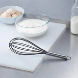 10-Inch Stainless Steel Manual Egg Beater – Kitchen Wire Balloon Whisk