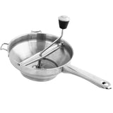 Multifunctional Stainless Steel Food Mill – Rotary Vegetable Strainer & Potato Masher