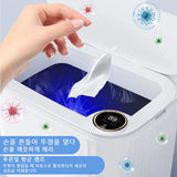 JYPS 20L Smart Sensor Trash Can – Digital Display, Type-C Rechargeable Automatic Waste Bin