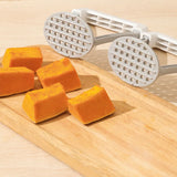 Manual Potato Masher & Ricer – Durable Vegetable Masher with Non-Slip Handle