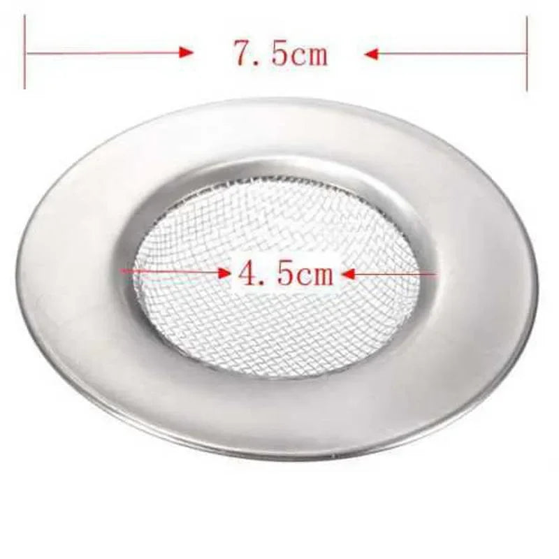 Stainless Steel Drain Hair Catcher  Sink & Bathtub Shower Hole Filter Strainer