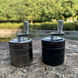 Manual Nut & Hard Spice Grinder – Stainless Steel Crusher for Nutmeg, Ginger & Peppercorn