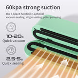 Mini USB-Rechargeable Vacuum Sealer – Portable Wireless Food Preservation Machine with Bags