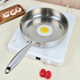 Titanium Stainless Steel Frying Pan – Non-Stick Wok for Gas & Induction (20/24/28cm)