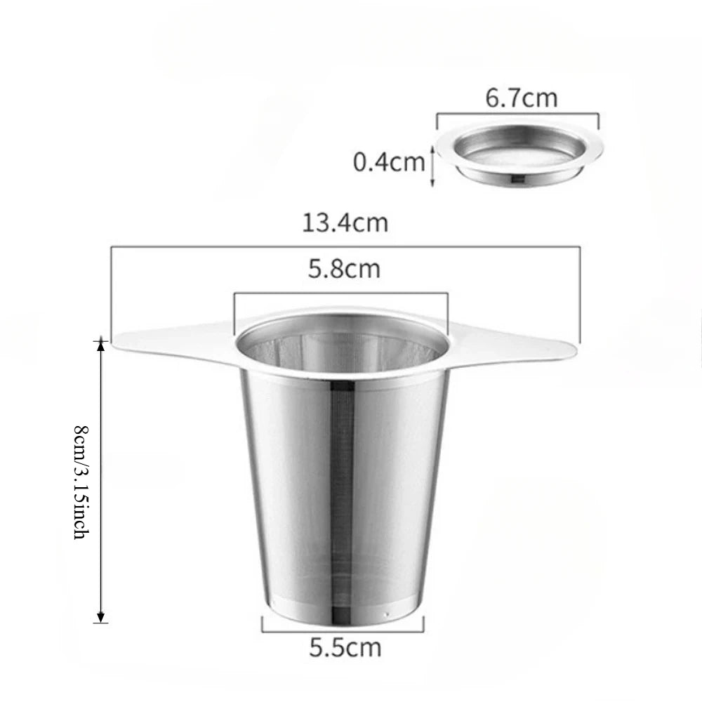Reusable Stainless Steel Tea Infuser – Multi-Teapot Strainer & Filter