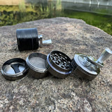 Manual Nut & Hard Spice Grinder – Stainless Steel Crusher for Nutmeg, Ginger & Peppercorn