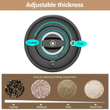 Electric Salt & Pepper Grinder – Stainless Steel USB Rechargeable Adjustable Spice Mill