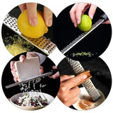 Premium Stainless Steel Vegetable & Cheese Grater – Manual Sharp Blade Peeler