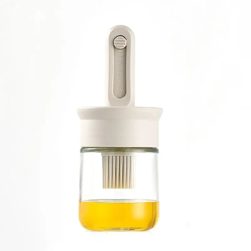 Silicone Oil Dispenser Bottle with Brush – BPA-Free Heat-Resistant Cooking & BBQ Tool
