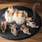 Cute Cat-Shaped Rice & Sushi Mold – DIY Kitchen Tool for Kids