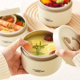 Portable Insulated Food Lunch Container Set – 3-Stackable Thermal Lunch Boxes for Adults & Kids