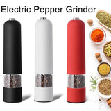 Electric Automatic Pepper & Salt Grinder – LED Light & Adjustable Coarseness