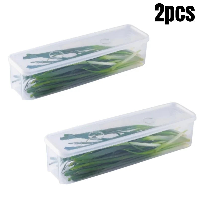1/2/4pcs Refrigerator Storage Boxes with Lid – Fresh Keeping Sealed Food Containers