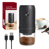 Portable USB Electric Coffee Bean Grinder – Rechargeable Mini Burr Grinder with 40 Gears