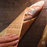 Retro English Newspaper Greaseproof Paper – Food Grade Baking & Food Wrapping Sheets