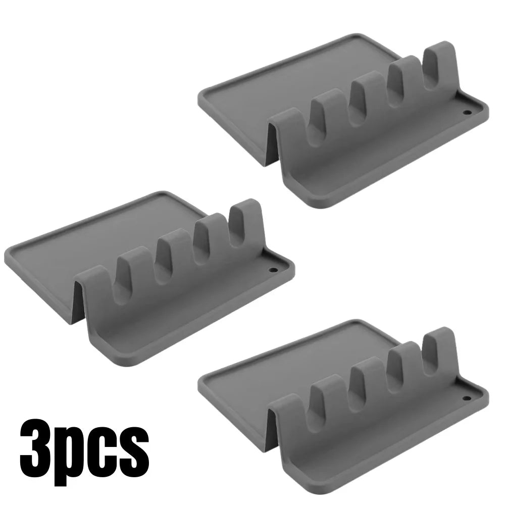 Silicone Tableware Drying Rack – Non-Slip Kitchen Utensil Organizer