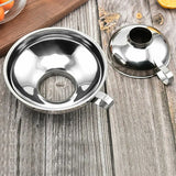 Premium Stainless Steel Kitchen Funnel Wide Mouth for Canning, Jam & Liquid Pouring