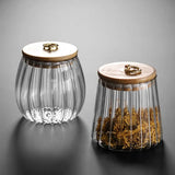 Clear Glass Kitchen Storage Jars – Airtight Canisters for Tea, Coffee Beans, Grains & Candy