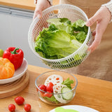 Multifunctional Manual Vegetable Dehydrator – Salad Spinner & Fruit/Lettuce Drain Basket