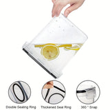 3-Piece Airtight Cereal Storage Container Set – BPA-Free, Dishwasher Safe (2.5L / 4L)