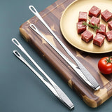 Long Stainless Steel Kitchen Tongs – Non-Slip Heat Resistant BBQ & Cooking Tool