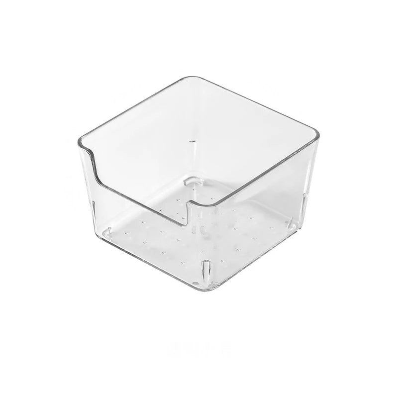 Acrylic Storage Box – Transparent Desktop Organizer for Cosmetics & Household Items