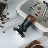 51 / 53 / 58mm Espresso Coffee Tamper – Walnut Adjustable Height Constant Force Barista Tool