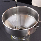 Stainless Steel Wide Mouth Funnel – Metal Canning & Kitchen Transfer Tool