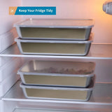 11-Piece Stainless Steel Food Containers with Lids – Airtight, Reusable Storage for Lunch, Leftovers & Freezer