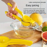 Manual Metal Lemon & Lime Squeezer – Stainless Steel Citrus Press & Juicer with Zester