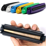 Plastic Hand Rolling Machine – 78/110mm Portable Crank Tobacco & Cigar Roller