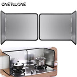 Foldable Stainless Steel Splatter Guard – Oil Splash Protection for Frying