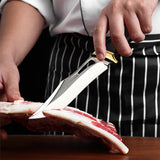 InLeung Hand-Forged Boning Knife – Stainless Steel Chef & Butcher Knife for Meat, Fish & Vegetables