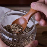 4Pcs Mini Wooden Spoon Set – Small Spice, Sugar & Coffee Scoops for Kitchen