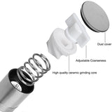 2-in-1 Manual Salt & Pepper Grinder – Stainless Steel Adjustable Ceramic Spice Mill