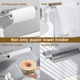 Self-Adhesive Stainless Steel Paper Towel Holder – Punch-Free Wall Mount Roll Holder